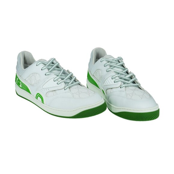 Gucci Other - Gucci Men's Demetra GG Supreme/ Leather Basket Low Top Sneakers